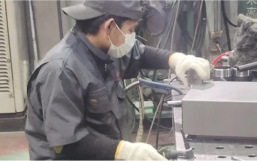 製造業技能実習の様子